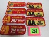 Grouping Of Vintage Winchester, Western, Federal Skeet Shooting Patches