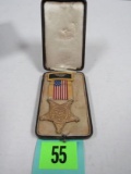 Ca. 1900's Civil War G.A.R. Membership Medal In Orig. Case