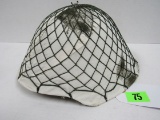 Vintage East German Combat Helmet W/ Winter Camo