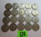 Walking Liberty Half Dollars - 1940s Mixed Roll