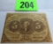 1862 U.S.  5 Cent Postal Currency Note