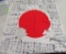 Japanese WWII Meatball Style Flag w/ Writing On it (Signatures, Good Luck & Bravery)