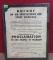 WWII Proclamation Poster from Nazi Army Officer 