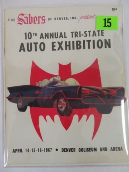 1967 "Batmobile" Appearance Souvenir Program