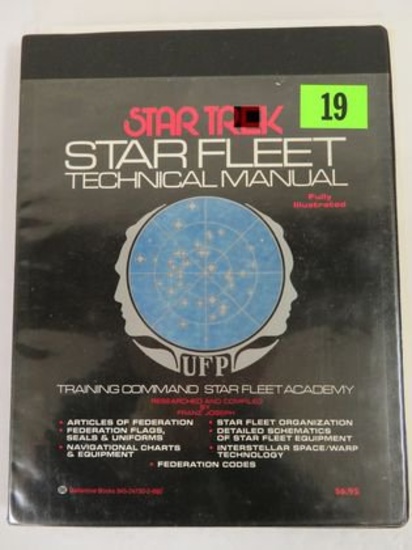 1975 Star Trek Star Fleet Technical Manual w/ Rare Letter