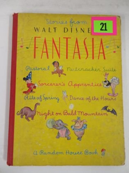 1940 Walt Disney Hardcover Book "Stories from Walt Disney's Fantasia