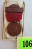 Rare 1905 Michigan GAR Medal In Box