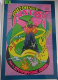 1969-70 Walt Disney's Fantasia Re-Release Psychedelic Movie Poster