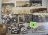 Group of (13) Real Photo Postcards / Great Content