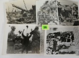 WWII South Pacific Press Photo Lot of (5)