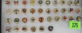 Complete set of WWII Pep Cereal Premium US Army Squadron Pins