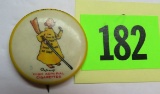 Rare! Yellow Kid (1896) Admiral Cigarettes Advertising Pin-Back