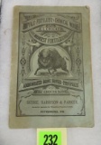 Rare! 1881 Buffalo Fertilizer Co. Catalog