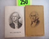 Lot of (2) George Washington CDV Photos