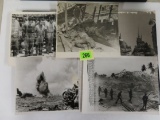 WWII South Pacific Press Photo Lot of (5)