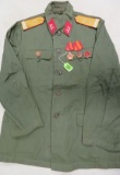 Vietnam War NVA Officer's Tunic With Insignia and Medals