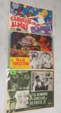 Lot of (3) Mexican Movie Lobby Cards Inc. Fantastic Voyage