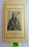 Rare 1938 Old Indian's Almanac