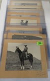 Lot of (10) 1940s Members of the Maricopa County AZ Sherriff's Posse Photographs