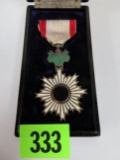 Cased WWII Japanese Order of the Rising Sun 5th Class Medal