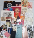 Large Grouping of Vintage Pin-Up Related Items