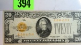 1928 U.S. $20.00 Gold Note