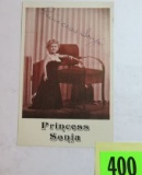 Circus Dwarf Princess Sonja Signed Card