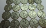 Walking Liberty Half Dollars - 1940s Mixed Roll