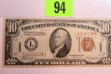 1934-A Hawaii $10.00 Note