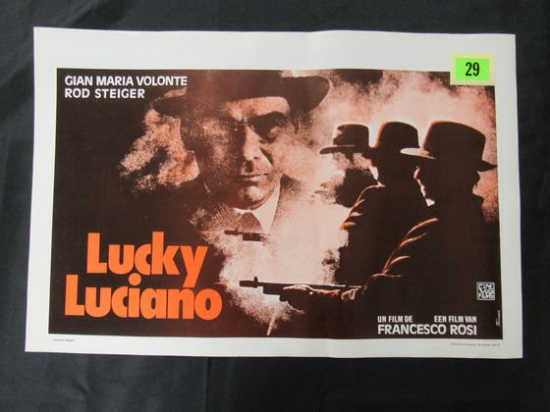 Lucky Luciano Original Belgium 1-sheet