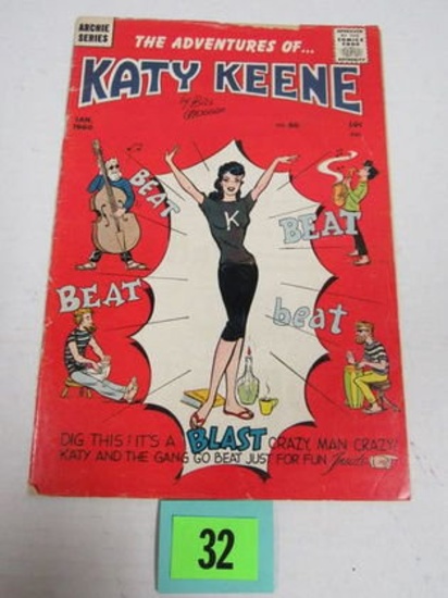 Katy Keene #50/1960/pin-up Cover.