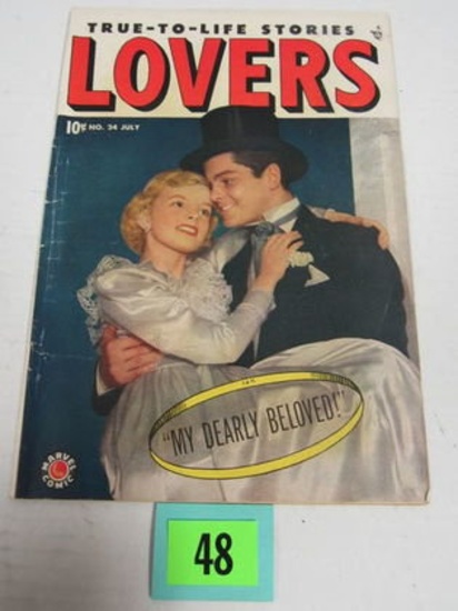 Lovers #24/1949 Marvel Golden Age.