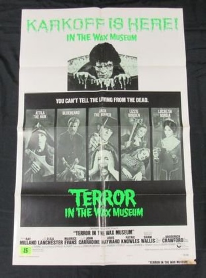 Terror In Wax Museaum 1973 1-sheet