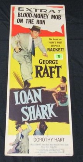 Loan Shark 1952 14 X 16 Insert Poster.