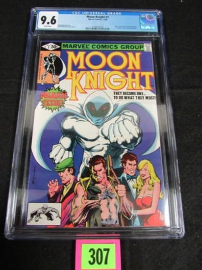 Moon Knight #1 (1980) Marvel Key 1st Issue Cgc 9.6 Origin Of Moon Knight