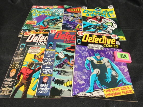 Detective Comics Bronze Age Lot (7 Issues) Nice