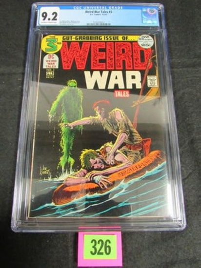 Weird War Tales #3 (1972) Awesome Joe Kubert Cover Cgc 9.2