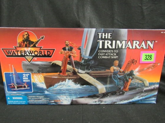 Vintage 1995 Kenner Waterworld The Trimaran Ship Sealed Mib