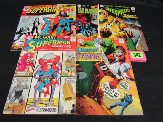 Lot (6) Silver Age Dc Comics Superman, Unexpected, Strange Adventures+