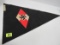 Wwii Nazi German Hitler Youth Car Flag Or Pennant 30