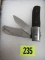 Rare Jim Small Custom Folding/ Fixed Blade Knife 7