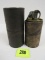 Vintage Military Dummy Smoke Grenade In Orig. Shipping Tube
