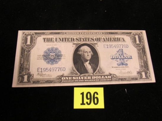 1923 Us $1 Large Size Blue Seal Note