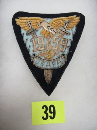 1959 Us Air Force Academy Bullion Patch