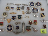 Huge Collection US Military Mostly Air Force Related Pins