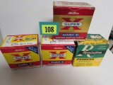 4- Full Nos Vintage Boxes (100 Rds) 16 Gauge Shotgun Shells