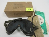 Wwii Us Army Air Force Pilot Goggle Flyers By Polaroid