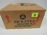 Excellent Vintage Civil Defense Radiation Dection Kit Complete