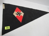 Wwii Nazi German Hitler Youth Car Flag Or Pennant 30
