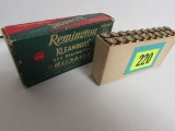 Awesome Vintage Nos Box (20 Rds) Remington Hi-speed 222 Ammo